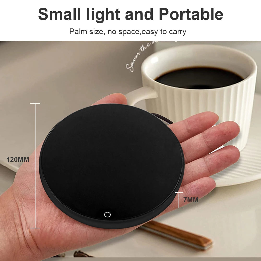 USB Coffee Cup Warmer – Electric Mug Heater for Coffee, Tea, Milk & Water