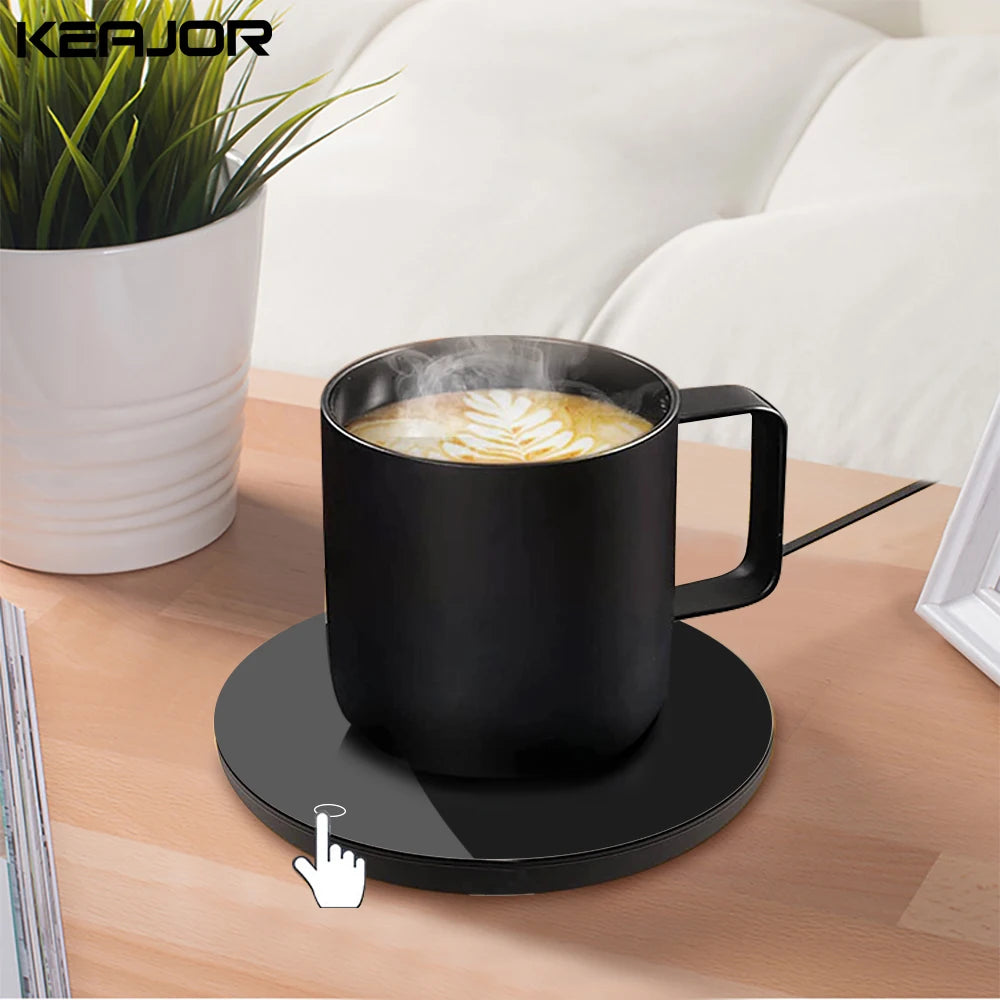 USB Coffee Cup Warmer – Electric Mug Heater for Coffee, Tea, Milk & Water