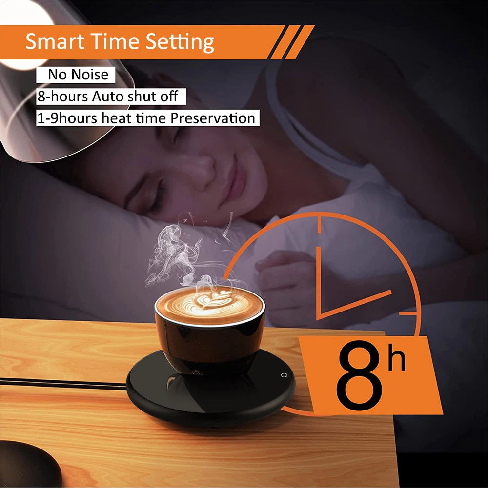 USB Coffee Cup Warmer – Electric Mug Heater for Coffee, Tea, Milk & Water